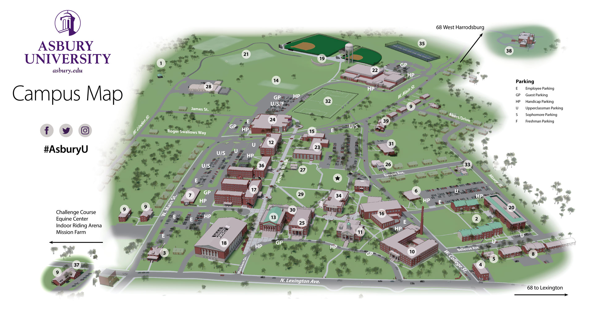 Uwl campus map