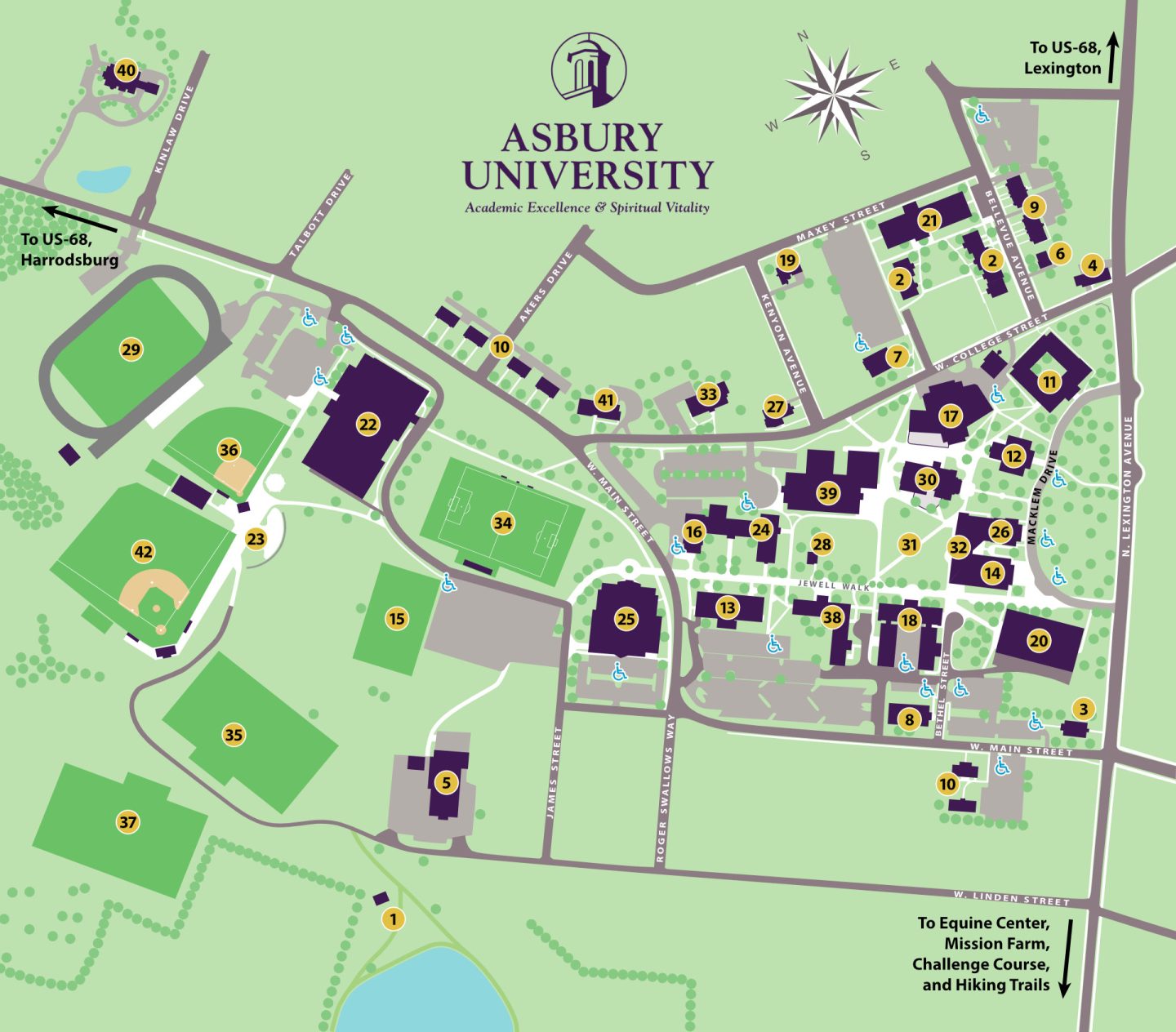 Maps And Directions – Asbury University